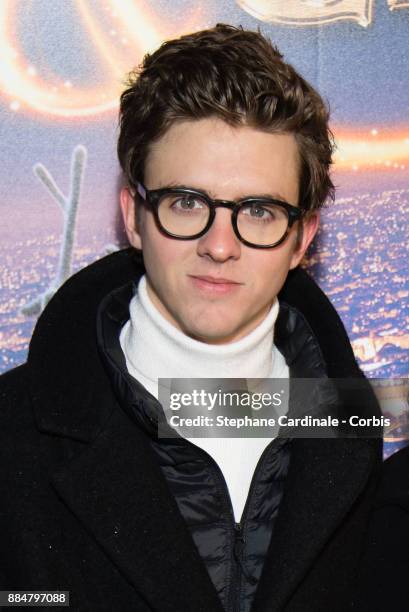 Actor Thomas Soliveres attend the "Santa & Cie" Paris Premiere at Cinema Pathe Beaugrenelle on December 3, 2017 in Paris, France.