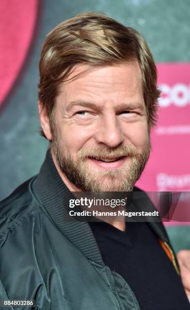 Actor Henning Baum during the 'Burg Schreckenstein 2' Premiere at Mathaeser Filmpalast on December 3, 2017 in Munich, Germany.