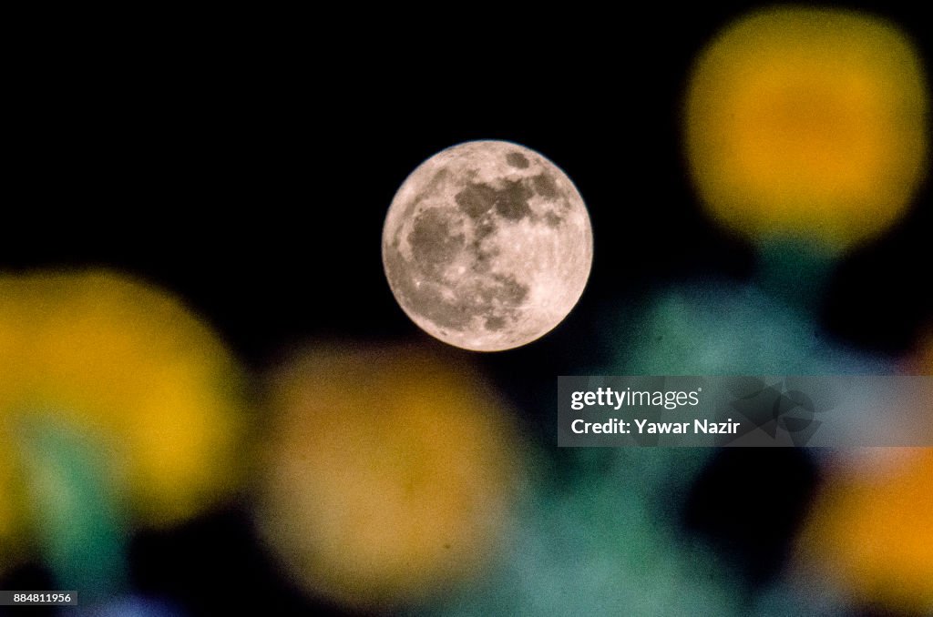 Supermoon Over Indian Administered Kashmir