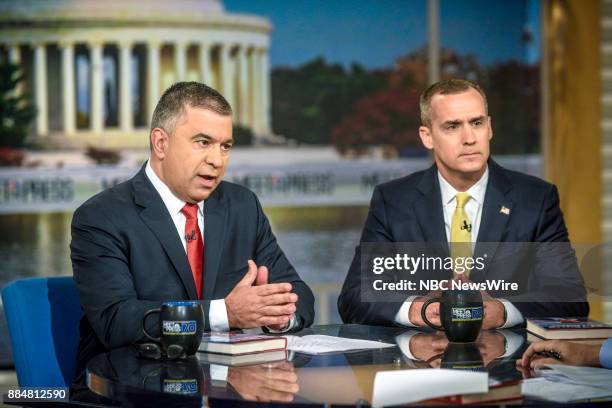 Pictured: Let Trump Be Trump authors David Bossie, Former Deputy Campaign Manager for President Donald Trump, and Corey Lewandowski, Former Campaign...