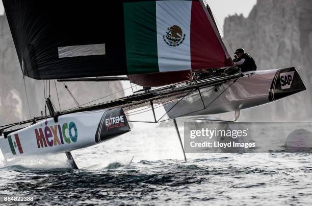 Extreme Team Mexico, skippered by Erik Brockmann and his Team mates Chris Taylor,Alex Higby ,Tom Buggy Armando Noriega Martin Evans during the...