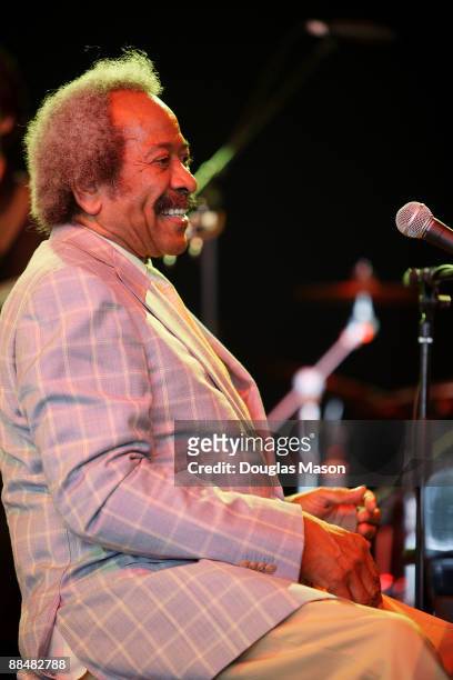 Allen Toussaint performs during the 2009 Bonnaroo Music and Arts Festival on June 13, 2009 in Manchester, Tennessee.