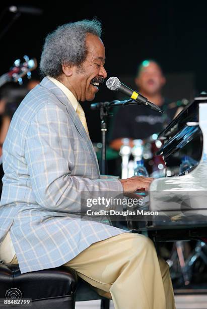 Allen Toussaint performs during the 2009 Bonnaroo Music and Arts Festival on June 13, 2009 in Manchester, Tennessee.