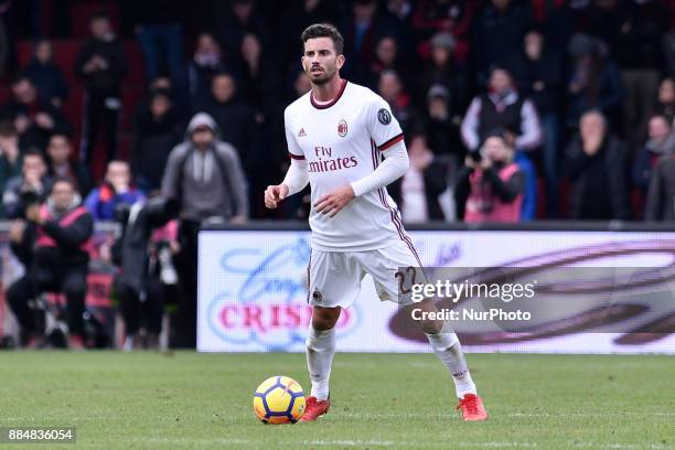 Mateo Musacchio of Milan during the Serie A match between Benevento and Milan at Ciro Vigorito Stadium, Benevento, Italy on 3 December 2017.