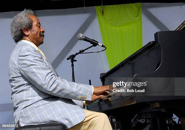 Musician Allen Toussaint performs at the 2009 Bonnaroo Music and Arts Festival on June 13, 2009 in Manchester, Tennessee.