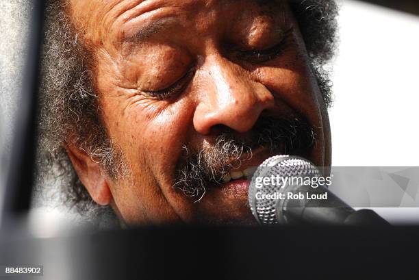 Musician Allen Toussaint performs at the 2009 Bonnaroo Music and Arts Festival on June 13, 2009 in Manchester, Tennessee.