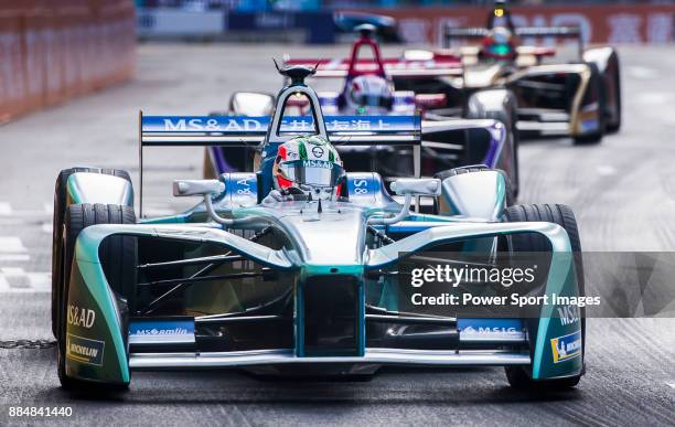 Antonio Felix da Costa of Portugal from MS & AD Andretti Formula E competes during the FIA Formula E Hong Kong E-Prix Round 2 at the Central...