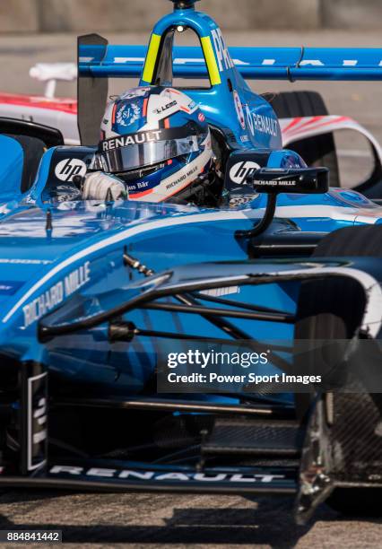 Nicolas Prost of France from Renault e.dams competes during the FIA Formula E Hong Kong E-Prix Round 2 at the Central Harbourfront Circuit on 03...