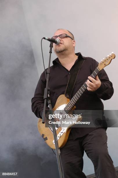 Black Francis of the Pixies performs on stage on day 3 of the Isle Of Wight Festival at Seaclose Park on June 14, 2009 in Newport, Isle of Wight.