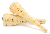 Parsnip isolated on the white background close up