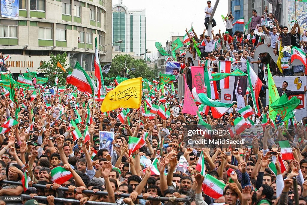 President Mahmoud Ahmadinejad, Press Conference To Celebrate Re-Election