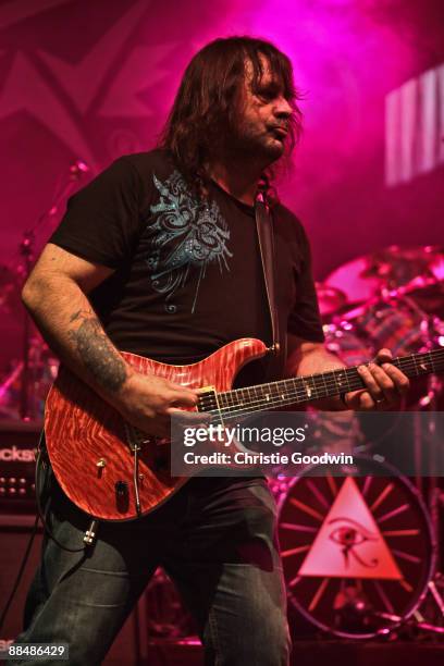 Phil Hilborne of the Phil Hilborne band performs on stage on day 4 of the International Music Show at ExCel on June 14, 2009 in London, England.