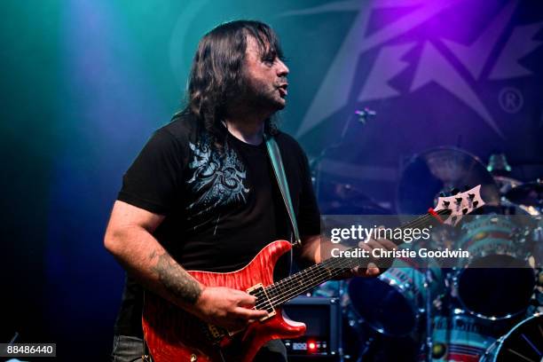 Phil Hilborne of the Phil Hilborne band performs on stage on day 4 of the International Music Show at ExCel on June 14, 2009 in London, England.