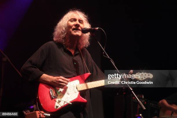 Albert Lee performs on stage on day 4 of the International Music Show at ExCel on June 14, 2009 in London, England.