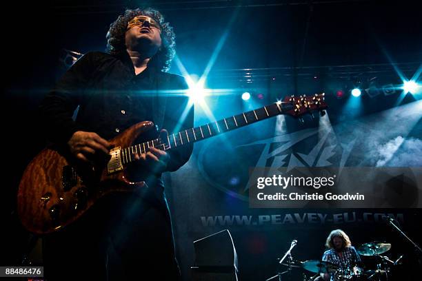 Simon McBride performs on stage on day 4 of the International Music Show at ExCel on June 14, 2009 in London, England.