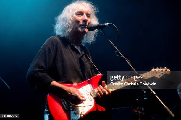 Albert Lee performs on stage on day 4 of the International Music Show at ExCel on June 14, 2009 in London, England.