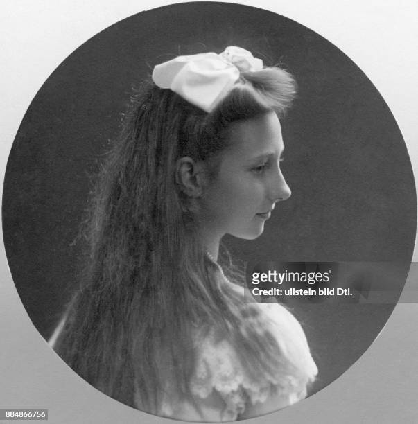 Victoria Luise von Preussen - Prinzessin, Deutschland *13.09.1892-+ Portrait der Tochter der Kaiserin Auguste Viktorias und Kaiser Wilhelms II....