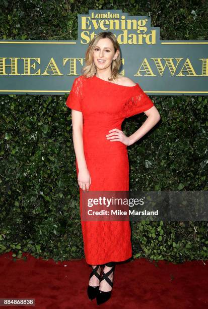 Laura Carmichael attends the London Evening Standard Theatre Awards at Theatre Royal on December 3, 2017 in London, England.