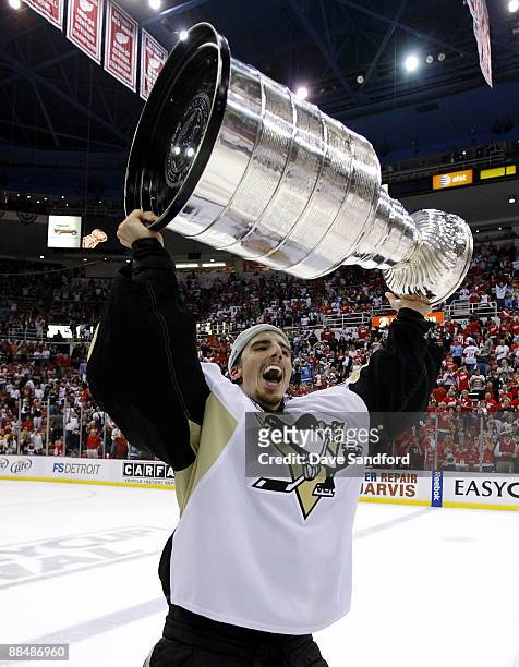 Marc-Andre Fleury Pittsburgh Penguins Unsigned 2009 Stanley Cup