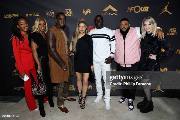 Tiffany Haddish, Mary J. Blige, Sean 'Diddy' Combs, Fergie, DJ Khaled, Akon, and Meghan Trainor attend Ciroc Celebrates DJ Khaled's Birthday in...