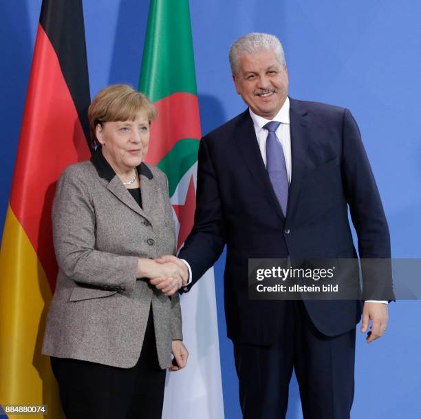 Berlin, Bundeskanzleramt, Besuch des Premierministers der Demokratischen Volksrepublik Algerien, Abdelmalek Sellal in Deutschland. Foto:...