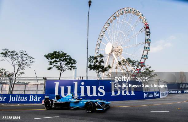 Nicolas Prost of France from Renault e.dams competes during the FIA Formula E Hong Kong E-Prix Round 2 at the Central Harbourfront Circuit on 03...