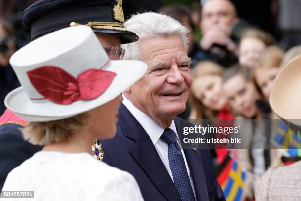 Berlin, Schloss Bellevue, Staatsbesuch Ihrer Majestäten König Carl XVI. Gustaf und Königin Silvia von Schweden, Foto: Bundespräsident Joachim Gauck