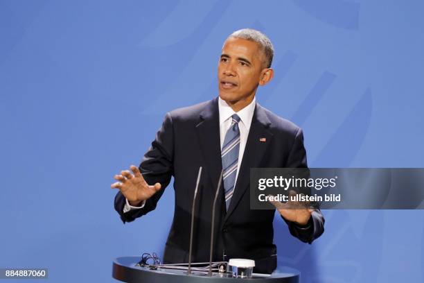 Berlin, Bundeskanzleramt, Besuch des amerikanischen Präsidenten Barack H. Obama in Deutschland. Foto: amerikanischen Präsidenten Barack H. Obama