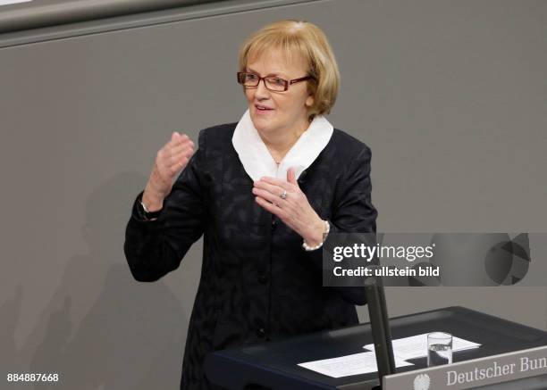 Ursula Schulte SPD, Deutschland, Berlin, Bundestag/Plenum, Debatte über den Bericht der Bundesregierung zur Ernährungspolitik, Lebensmittel- und...