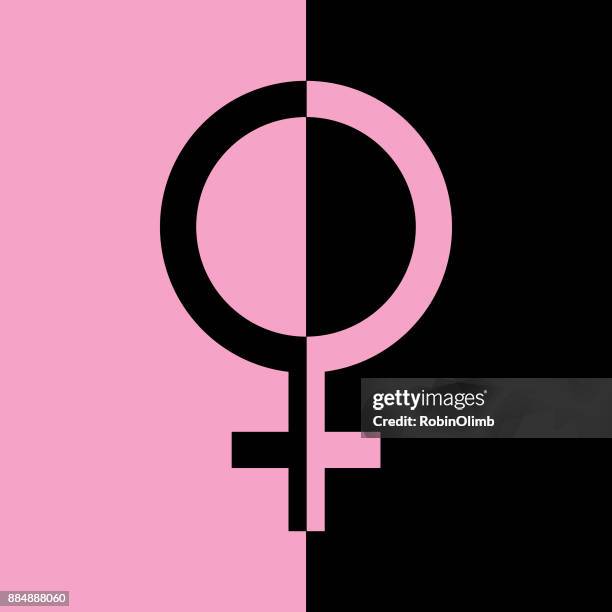 Pink Woman. Sign Pink Female Sign Photos and Premium High Res Pictures - Getty Images