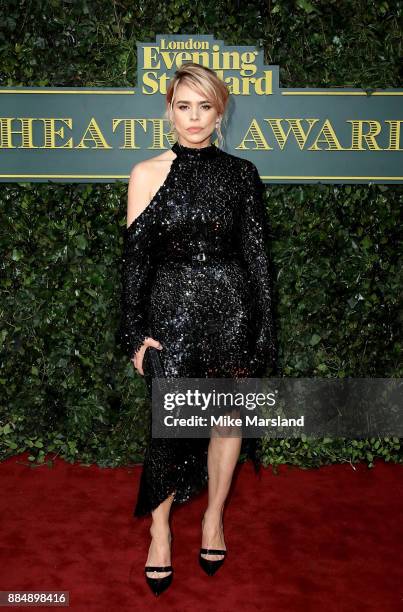 Billie Piper attends the London Evening Standard Theatre Awards at Theatre Royal on December 3, 2017 in London, England.