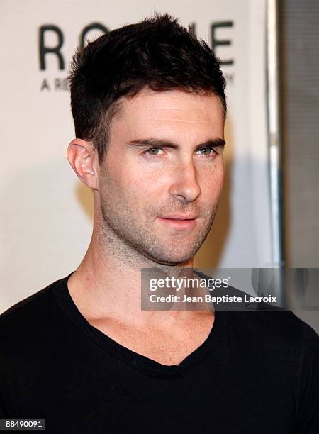 Adam Levine attends the "Rock-N-Reel" 2009 presented by Cedars-Sinai Medical Center at Culver Studios on June 14, 2009 in Culver City, California.