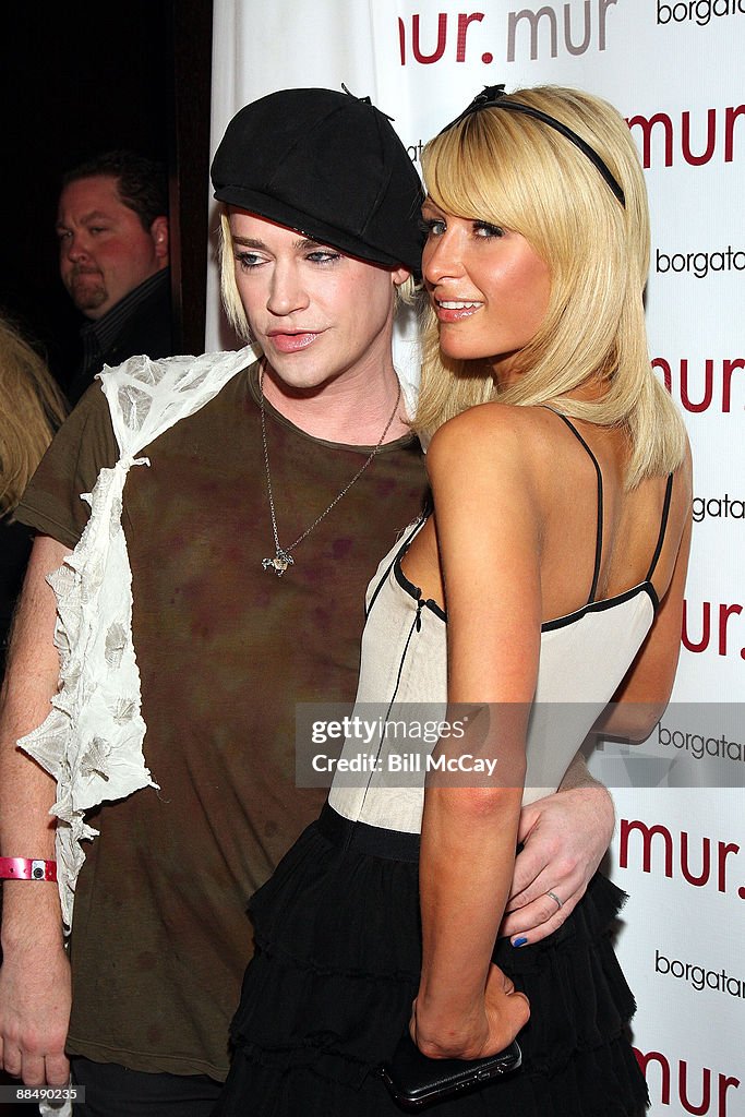 Paris Hilton Hosts A Party At Club Mur.Mur