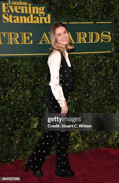 Immy Waterhouse attends the London Evening Standard Theatre Awards at the Theatre Royal on December 3, 2017 in London, England.