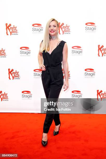 German actress Kim-Sarah Brandts attends the 'Kinky Boots' Musical Premiere at Stage Operettenhaus on December 3, 2017 in Hamburg, Germany.