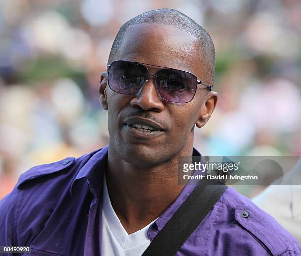 Actor Jamie Foxx attends the 31st annual Playboy Jazz Festival at the Hollywood Bowl on June 14, 2009 in Hollywood, California.