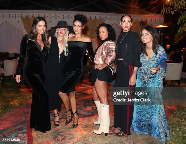 Tammy Brook, Sarah Snedeker, Danielle Levinson, Lesley Lewis, Danielle Simms and Amber Coffman attend The Four cast Sean Diddy Combs, Fergie, and...