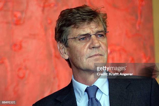 Prince Ernst August of Hannover reacts at the county court of Hildesheim on June 15, 2009 in Hildesheim, Germany. In 2004, Ernst August of Hannover...