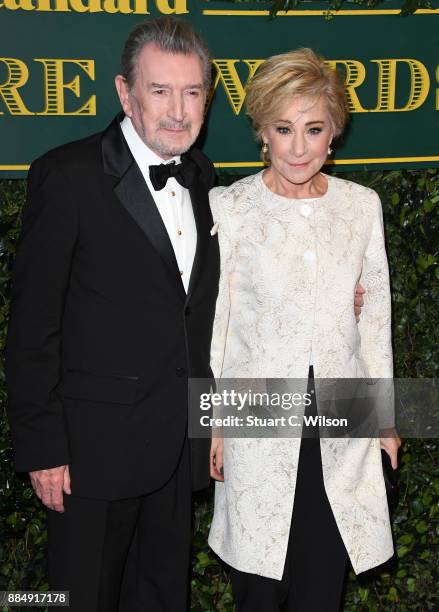 Gawn Grainger and Zoe Wanamaker attend the London Evening Standard Theatre Awards at the Theatre Royal on December 3, 2017 in London, England.