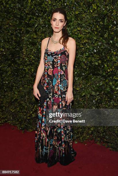 Bee Shaffer attends the London Evening Standard Theatre Awards 2017 at the Theatre Royal, Drury Lane, on December 3, 2017 in London, England.