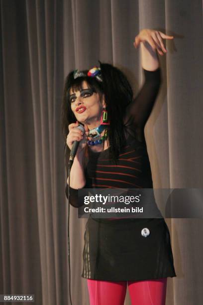 Hagen, Nina - Musician, Singer, Punk rock, Germany - during film-premiere of 'Godmother of Punk' in Berlin, Germany