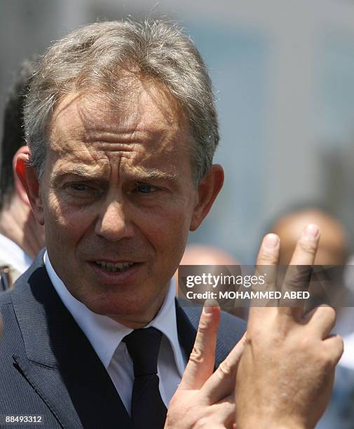 565 Tony Blair Visits The Middle East Stock Photos, High-Res Pictures