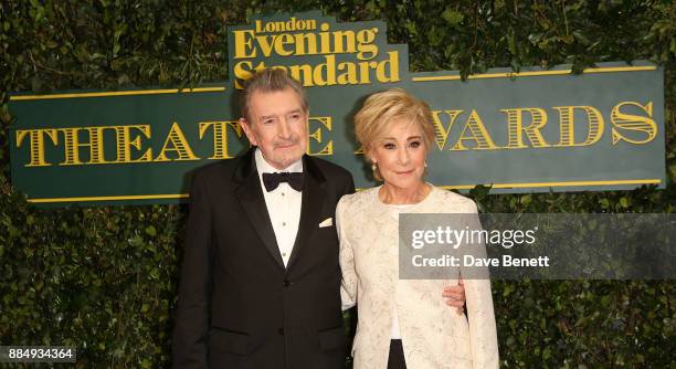 Gawn Grainger and Zoe Wanamaker attend the London Evening Standard Theatre Awards at Theatre Royal on December 3, 2017 in London, England.