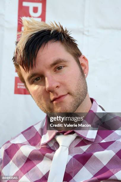 Singer Blake Lewis poses at LA Pride Festival's Parade on June 14, 2009 in West Hollywood, California.