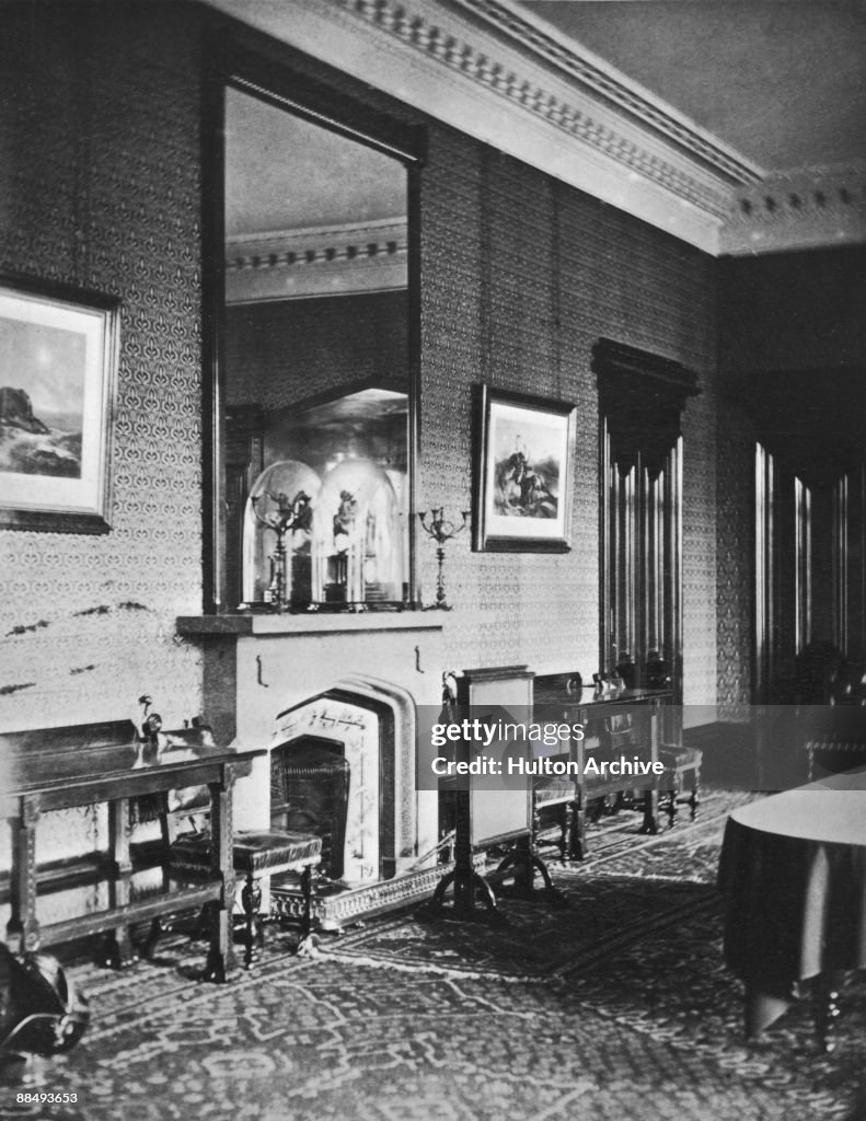 The dining room at Queen Victoria's royal residence at Balmoral... News ...