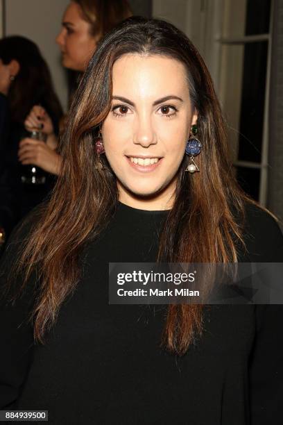 Mary Katrantzou attends a welcome dinner hosted by Nadja Swarovski in anticipation of the Fashion Awards in partnership with Swarovski at The Arts...