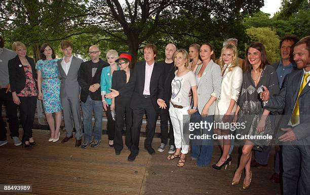 Sophie Ellis-Bextor; Richard Jones, Moby, Kelly Osbourne, Yoko Ono, Sir Paul McCartney,Stella McCartney, Kate Bosworth and guests attend the Meat...