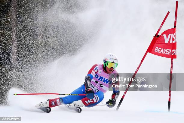 Ted Ligety of the United States competes in the Audi Birds of Prey World Cup Men's Giant Slalom on December 3, 2017 in Beaver Creek, Colorado.