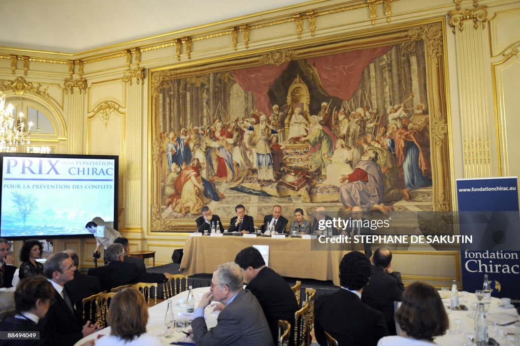 General view taken as France's former Pr