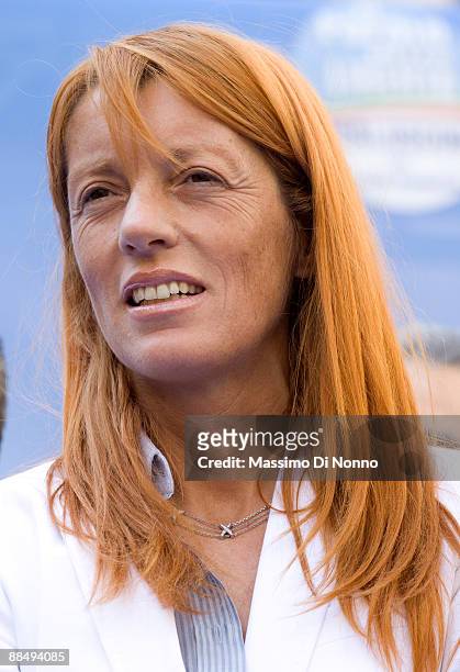 Italian Minister of Tourism Michela Brambilla attends the Political Parties Campaign For Forthcoming Italy's Administrative Elections on June 13,...